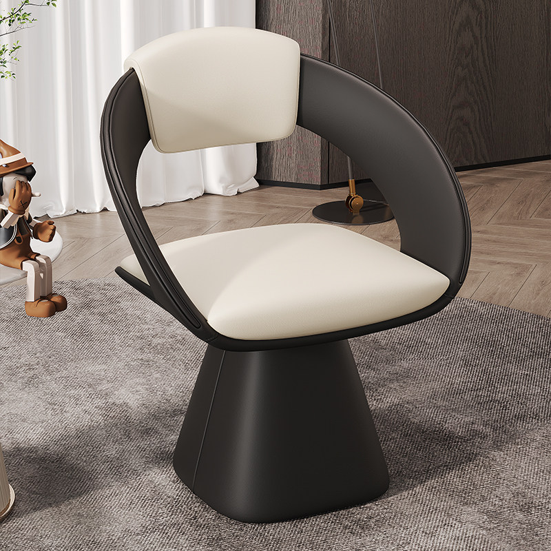 Office Stool - Luxury Office Vanity Stools Swivel Wooden