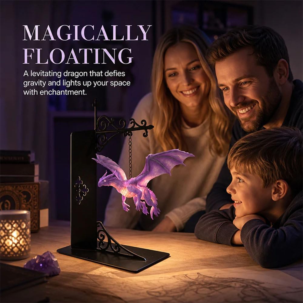 Floating Dragon Bookshelf Lamp - Bookshelf recension och pris