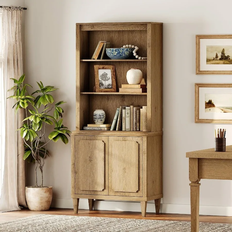 72.8 Tall Bookshelf with Doors - Bookshelf recension och pris
