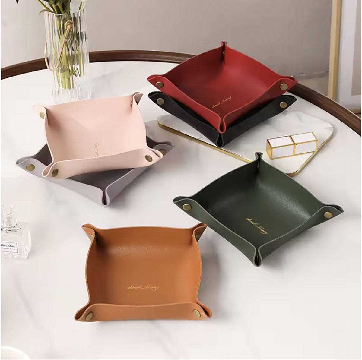 Nordic Style Leather Storage T - Desk Organizer recension och pris