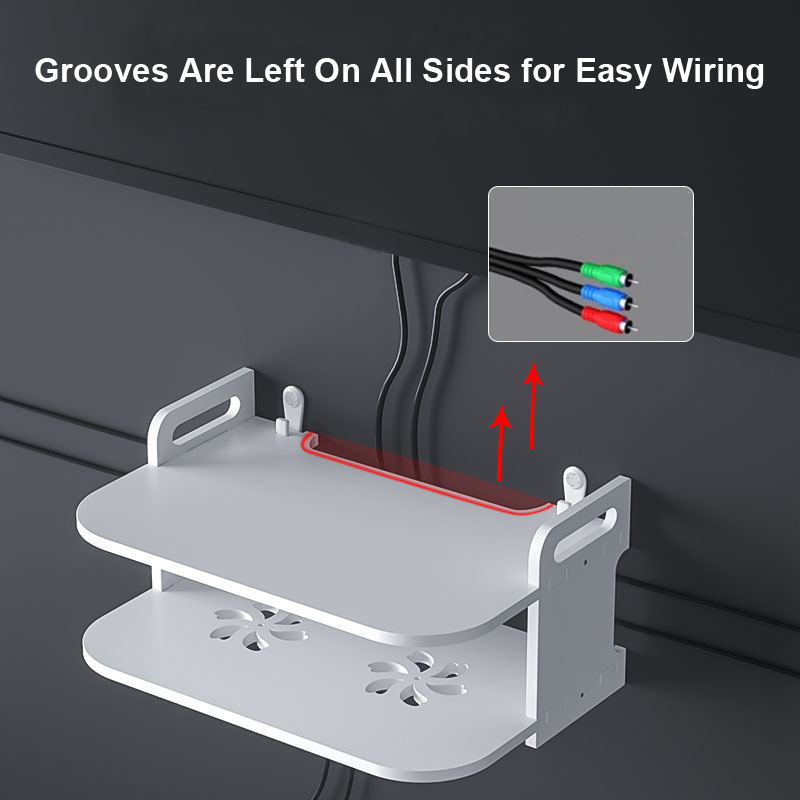 Wall-Mounted Router Cable Orga - Desk Organizer recension och pris