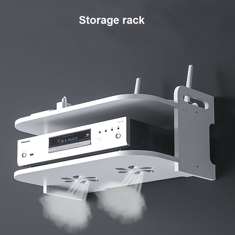 Wall-Mounted Router Cable Orga - Desk Organizer recension och pris