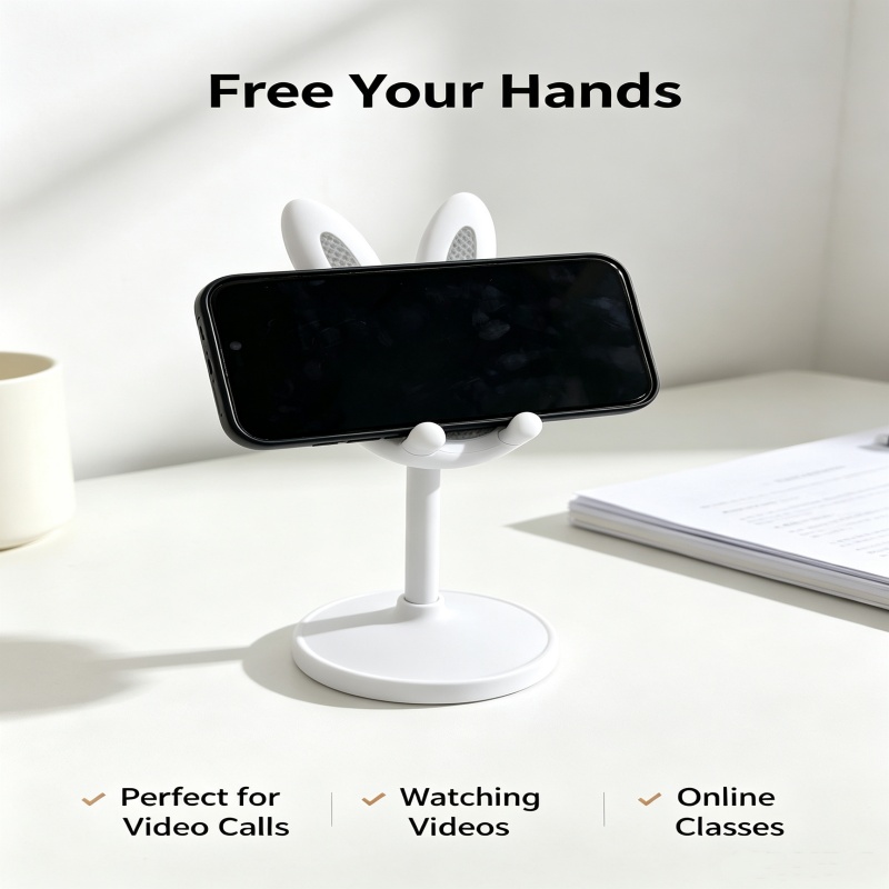 Cute Bunny Phone Stand Adjusta - Standing Desk recension och pris