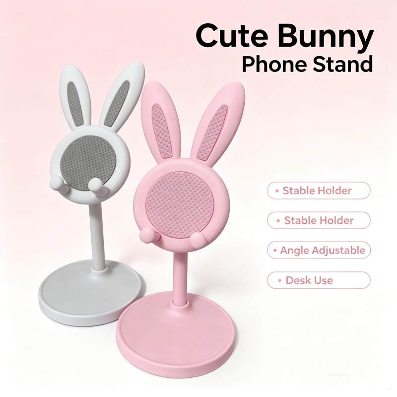 Cute Bunny Phone Stand Adjusta - Standing Desk recension och pris