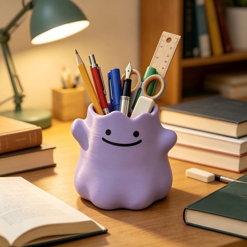 Cartoon Character Pen Holder C - Desk Organizer recension och pris