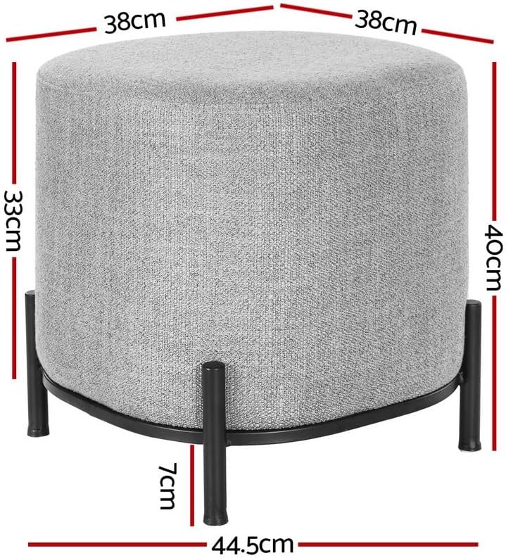 **/Ottoman, Round Footstool Lo - Office Stool recension och pris
