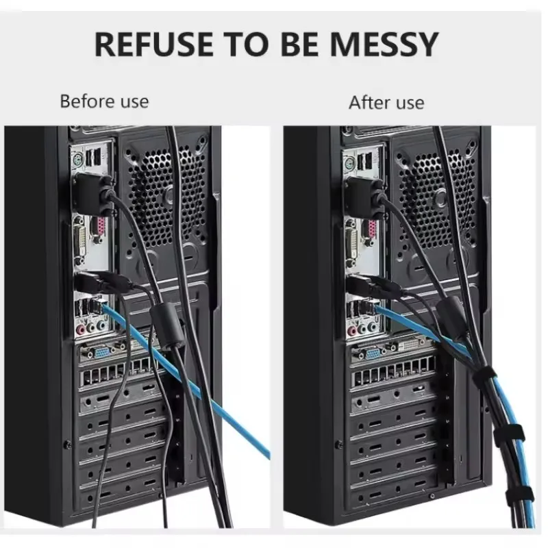 1/5M Cable Manager Data Cable  - Desk Organizer recension och pris