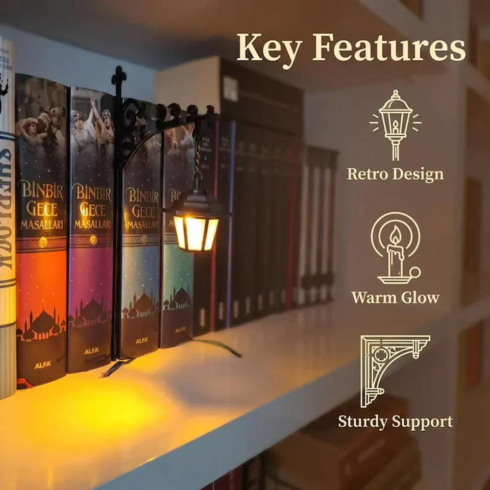 Library Lantern Decorative Boo - Bookshelf recension och pris