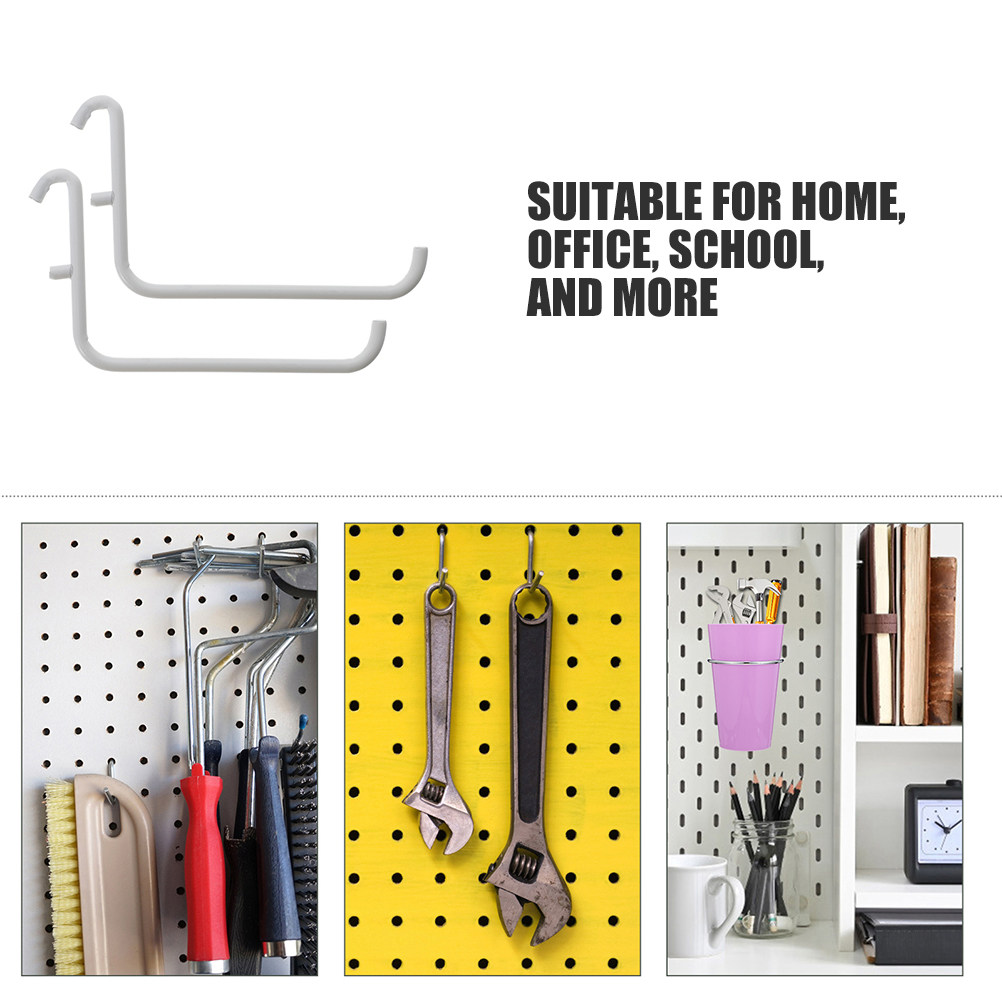 4Pcs Metal Painted Pegboard Br - Desk Organizer recension och pris