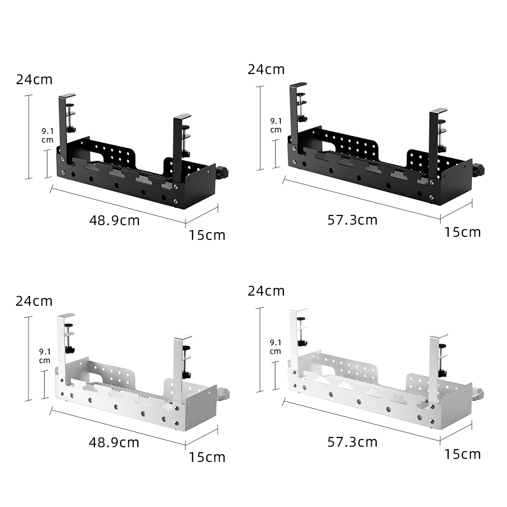 No Drill Under Desk Cable Mana - Desk Organizer recension och pris