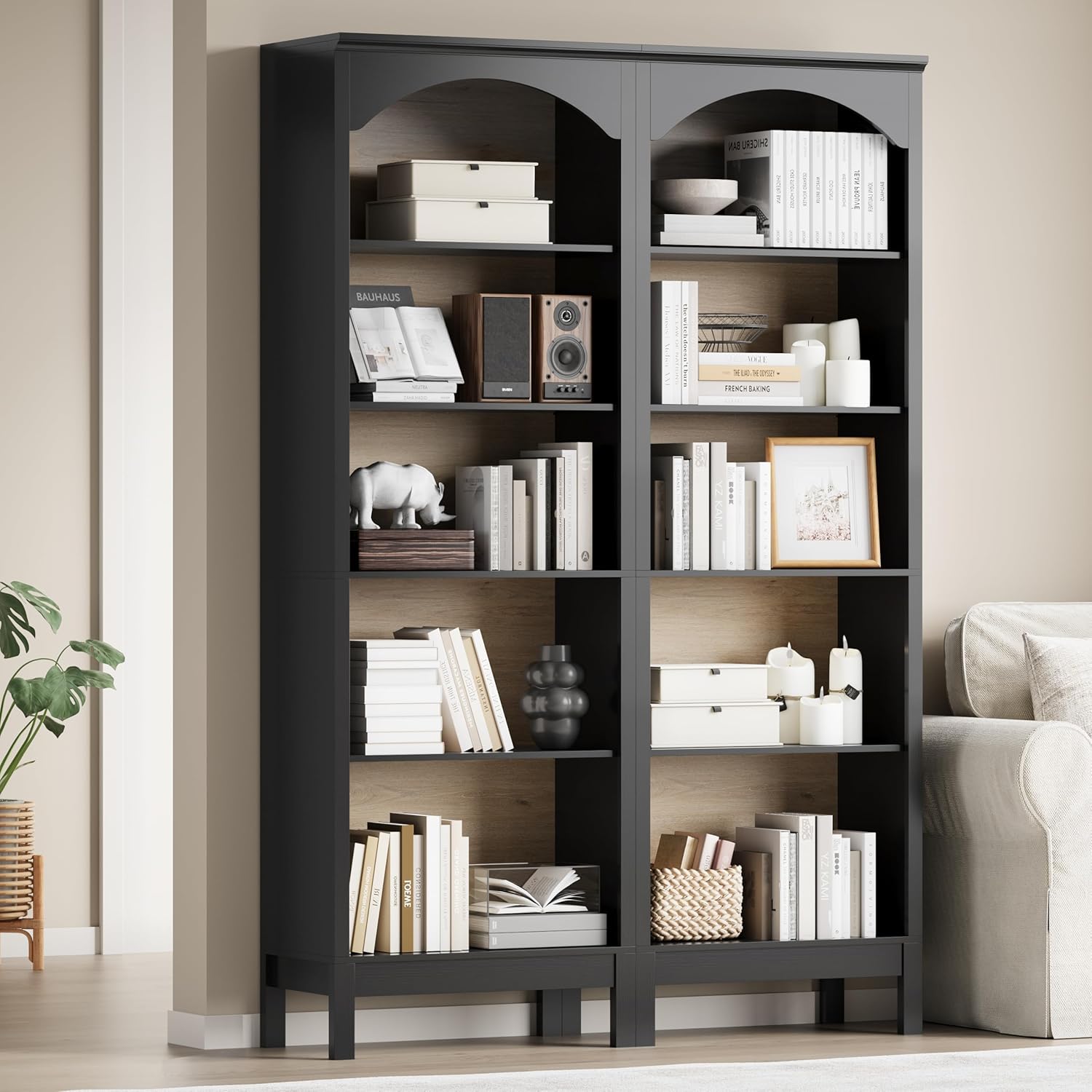 Arched Bookshelf with 5 Tier O - Bookshelf recension och pris