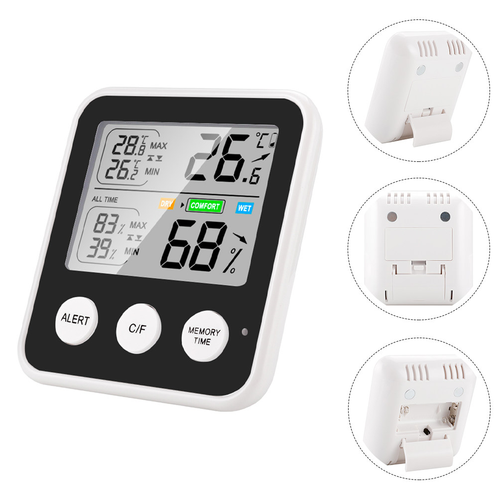 Digital Household Hygrometer T - Monitor Stand recension och pris