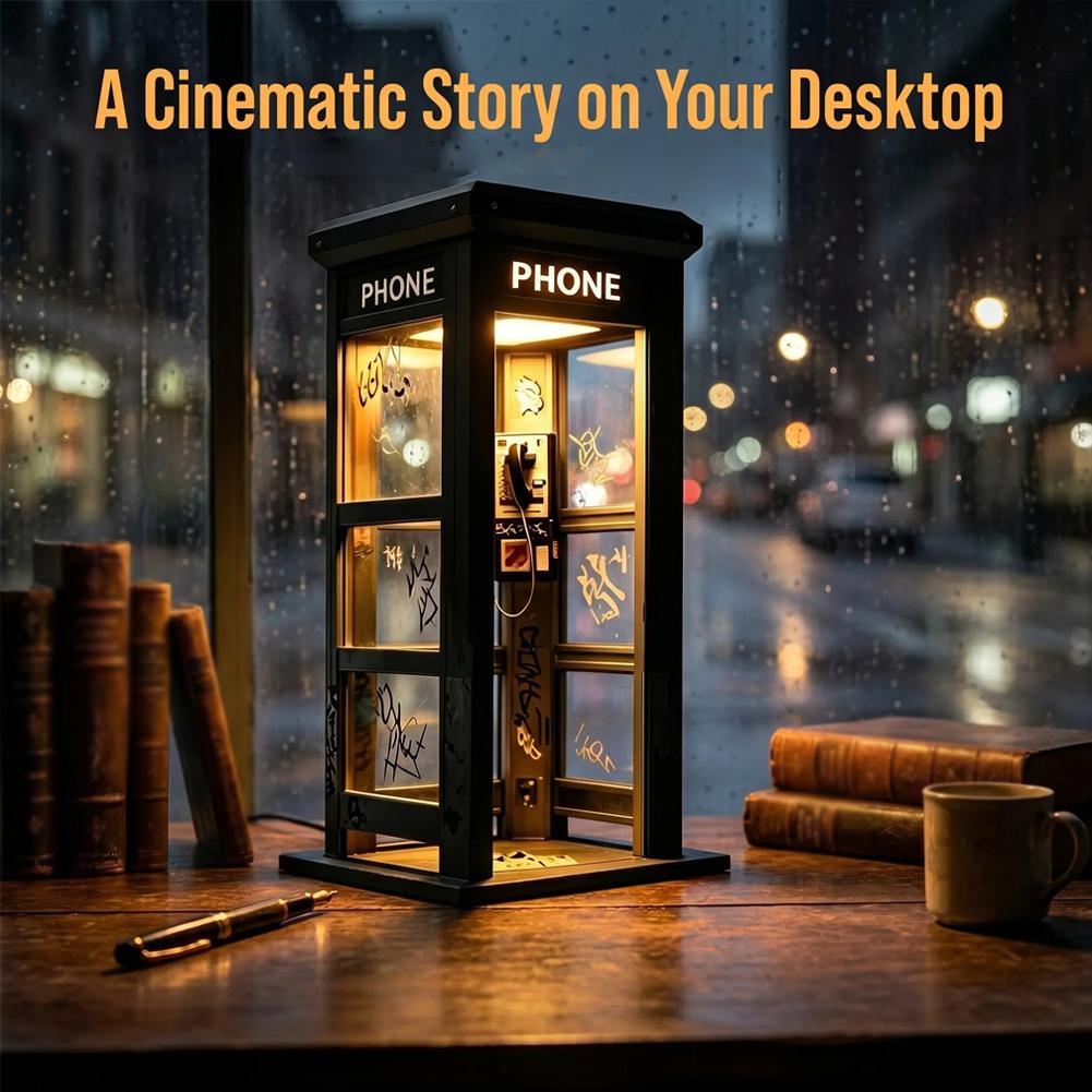 Retro Vintage Phone Booth Nigh - Office Furniture Brands recension och pris